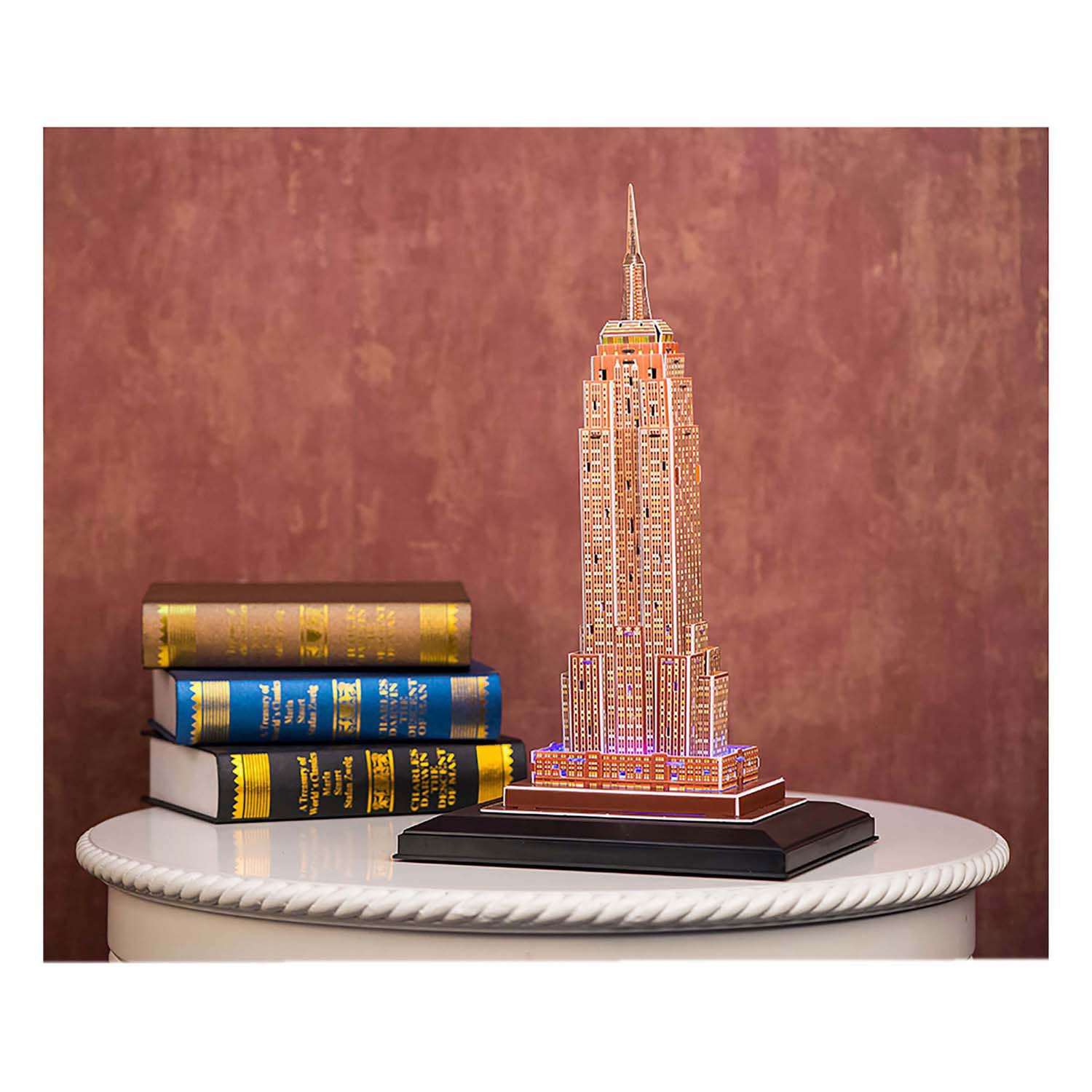Cubic Fun 3D Puzzle Empire State Building avec éclairage LED