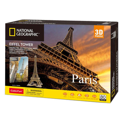 Cubic Fun 3d Puzzle National Geographic Eiffel Tower