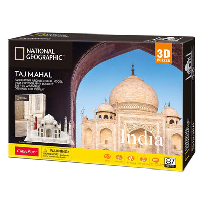 Puzzle de plaisir cube 3d National Geographic Taj Mahal