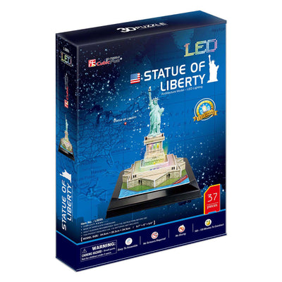 Cubic Fun 3D Puzzle Freedom Statue avec éclairage LED