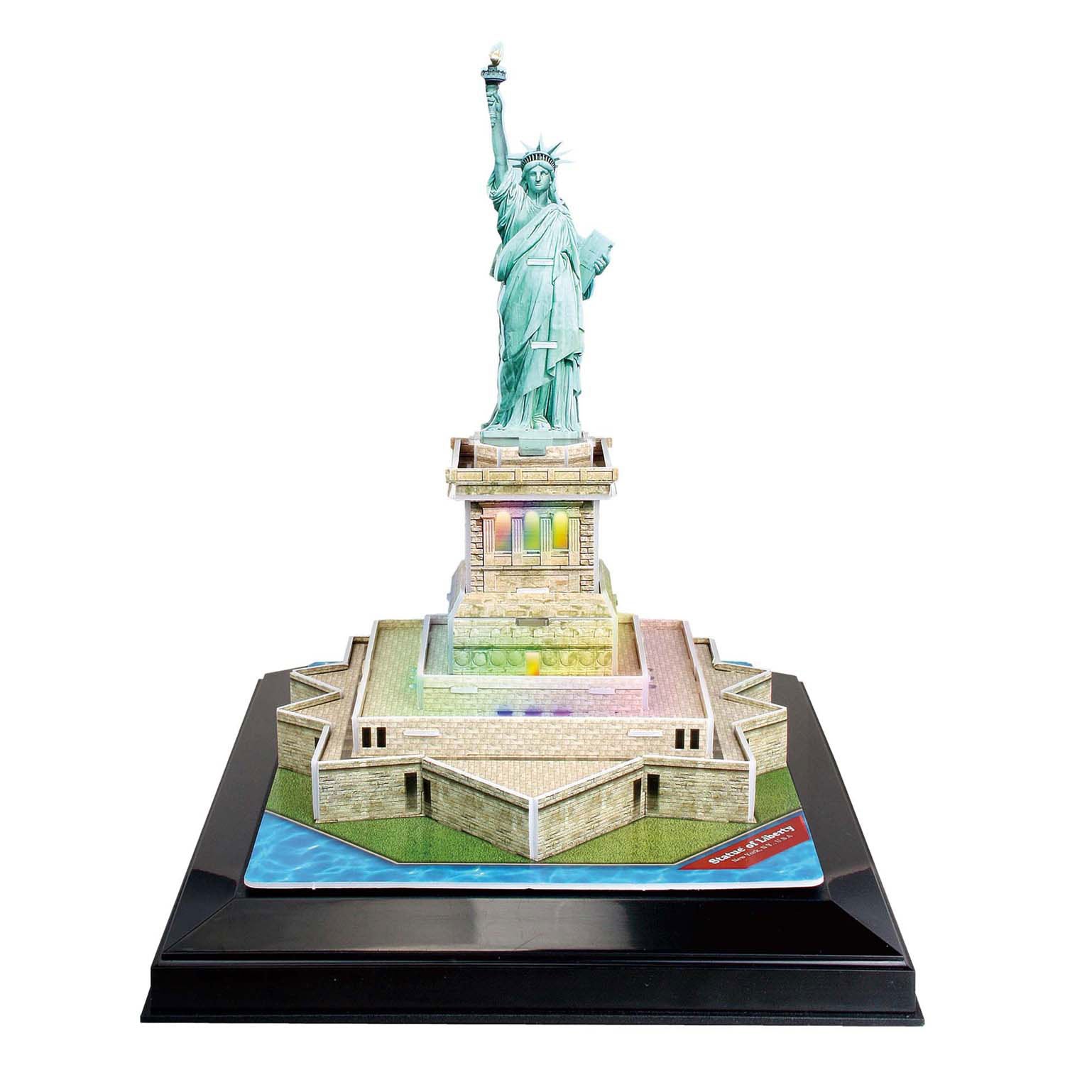 Cubic Fun 3D Puzzle Freedom Statue avec éclairage LED