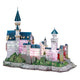 Puzzle de Fun Cubic 3d Puzzle du château de Neuschwanstein avec éclairage LED