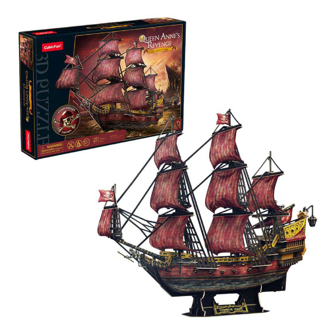 Cubic Fun 3d Puzzle Queen Anne Revenge