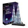 Cubic Fun 3d Puzzle Burj Khalifa avec éclairage LED