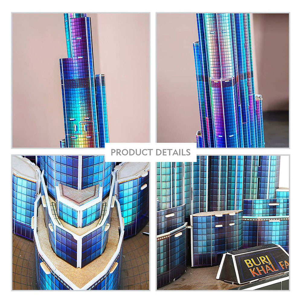 Cubic Fun 3d Puzzle Burj Khalifa avec éclairage LED