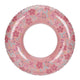 Petite bague de baignade à fleurs roses hollandaises, 50 cm