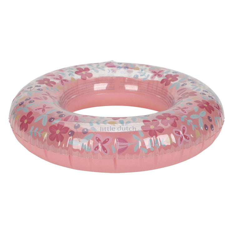 Petite bague de baignade à fleurs roses hollandaises, 50 cm