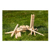 Playage en plein air kubb en bois jeting gibier fsc avec sac de transport