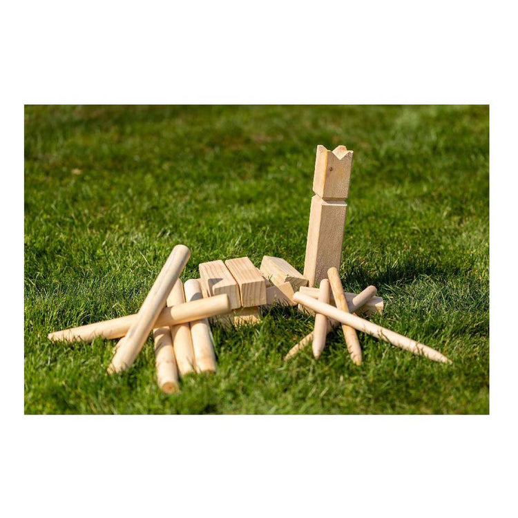 Playage en plein air kubb en bois jeting gibier fsc avec sac de transport