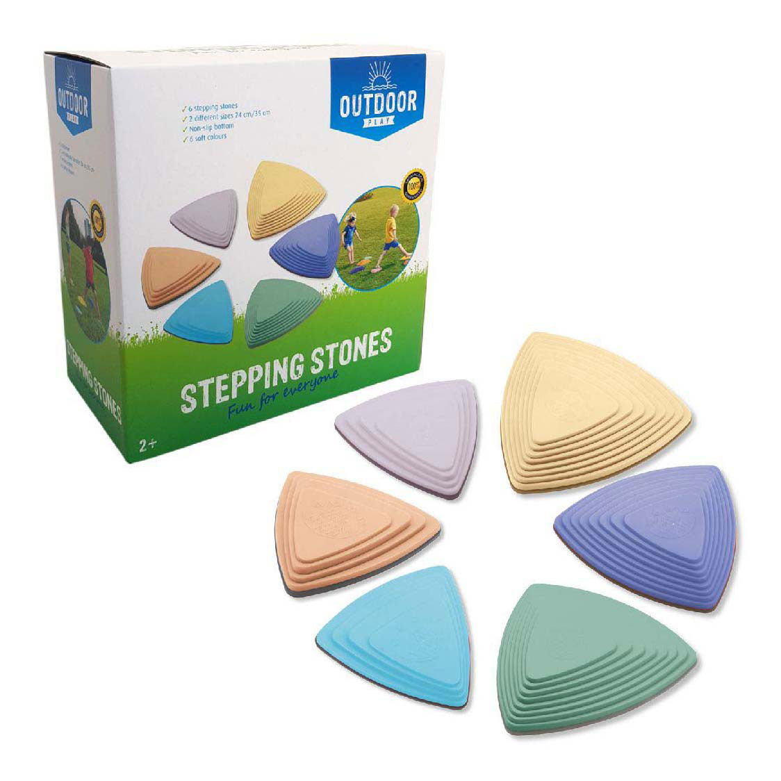 Tremplins de jeu extérieur, 6 pcs.