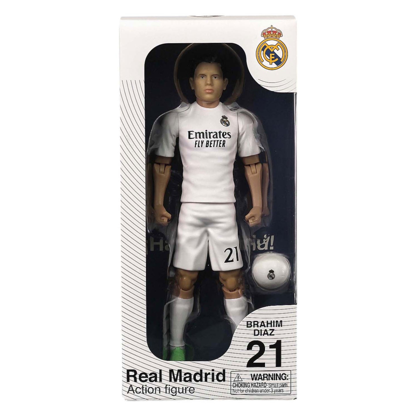 Figure de football Real Madrid Brahim Diaz, 20 cm