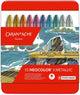 Caran d'ache neocolor i - pastels de cire métallisés en boîte métal - 10 couleurs