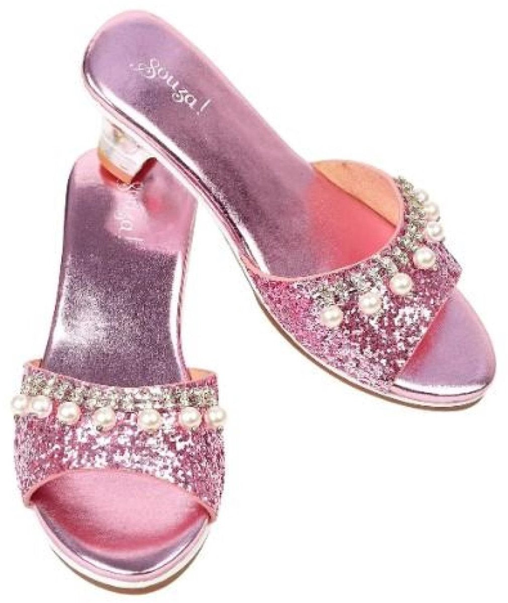 Babouche Konges sløjd souza - talon haut marie-claire - rose métallisé - taille 30 31