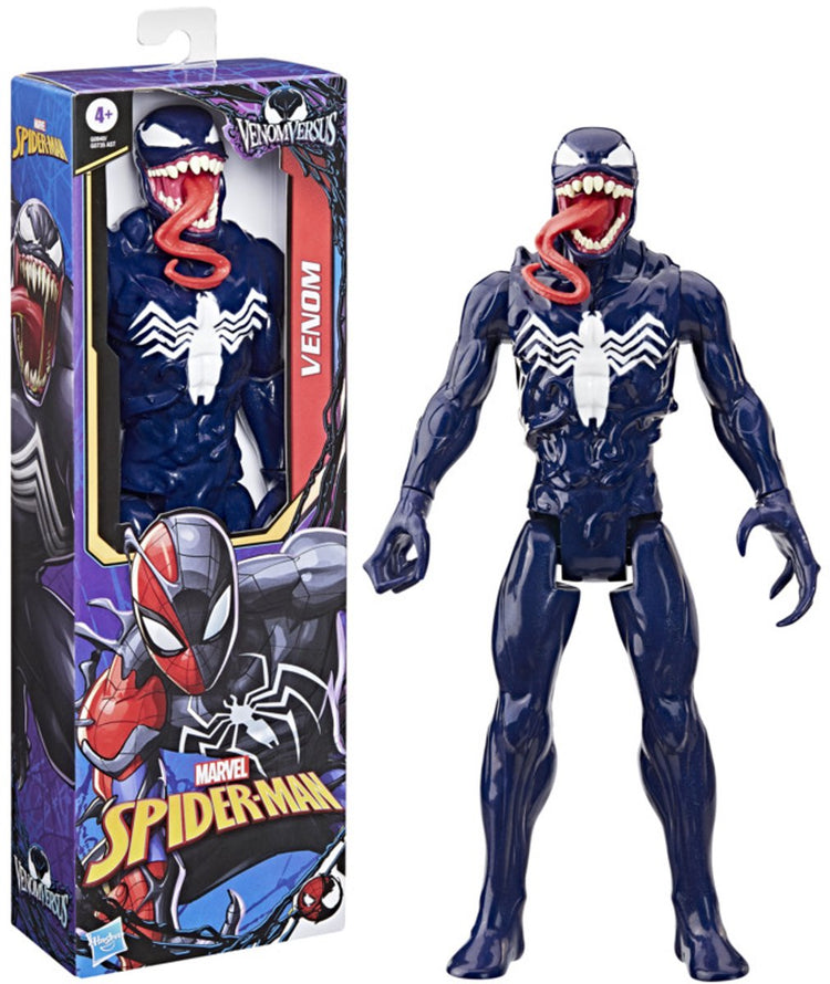 Marvel Spider-Man Venom contre Titan Hero Series Venom, 4 ans, multicolore