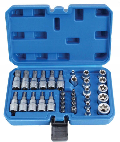 Série Satra s-34tes - ensemble d'outils - 34 pièces - acier au chrome-vanadium