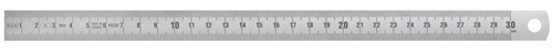 Toise à mesurer Vogel 300x18x0,5 en acier inoxydable