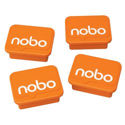Aimants nobo orange 18 x 22 mm