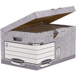 Boîtes d'archives Fellowes Bankers Box Maxi Gris 10 pièces