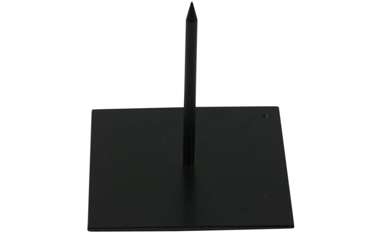 Hbx base en fer naturel vivant 18x18x18cm standard noir