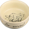 Trixie Food Bowl Merci pour le service Assorti