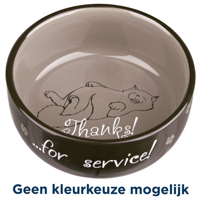 Trixie Food Bowl Merci pour le service Assorti