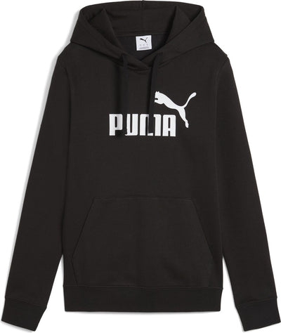 Puma ess non. 1 logo hoodie fl pull de sport femme - noir