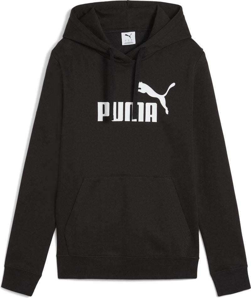 Puma ess non. 1 logo hoodie fl pull de sport femme - noir