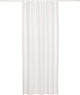 Rideau de douche Kela largo - court - blanc -