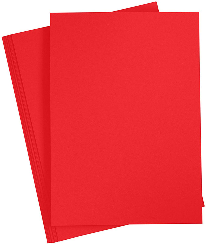 Creativ company carton coloré Noël rouge A4, 20 feuilles
