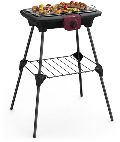 Barbecue électrique Tefal easygrill bg90f5 - 35x42 cm - 2300w - avec socle - pour extérieur et intérieur