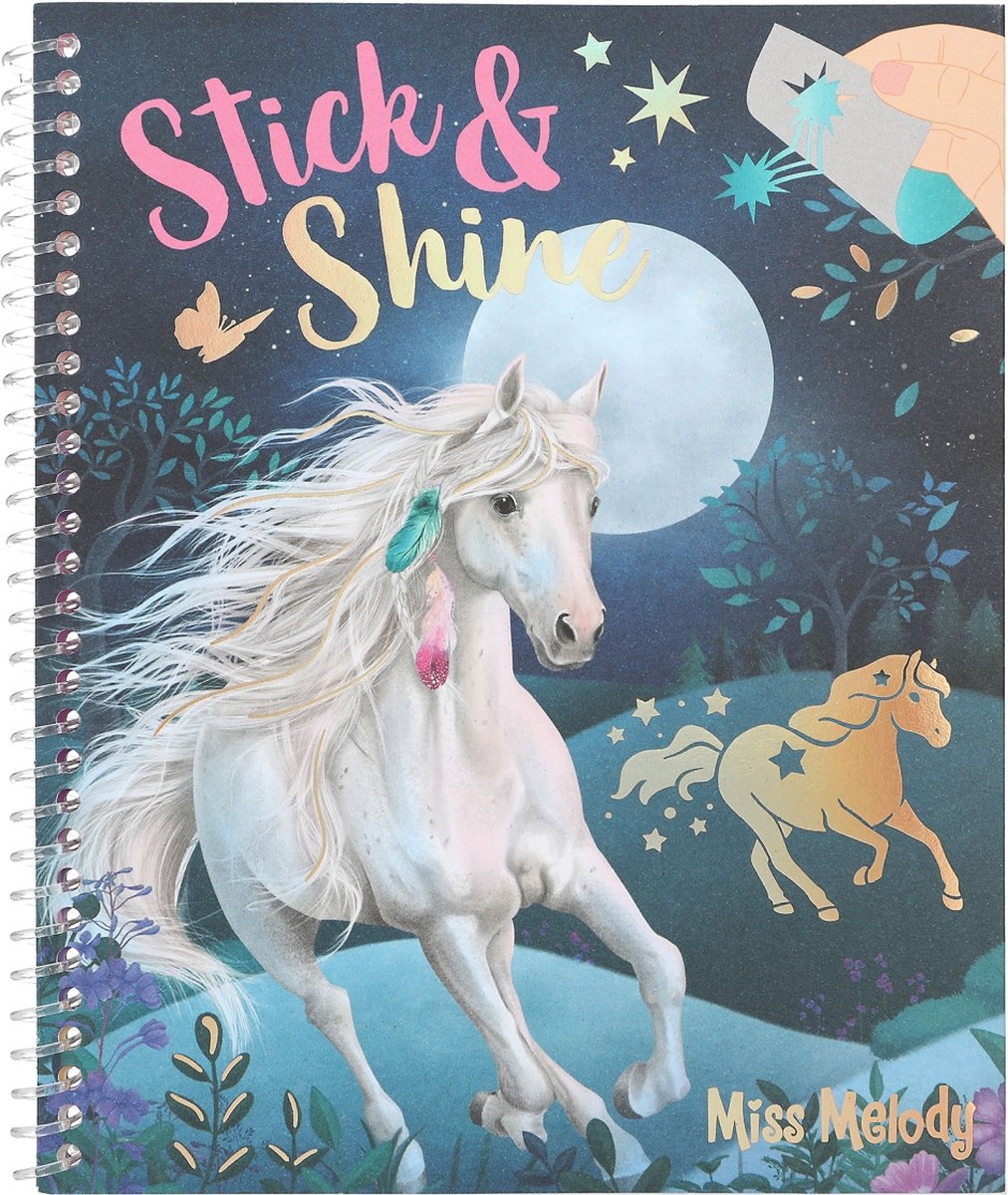 Depesche - Livre de coloriage Miss Melody Stick Shine