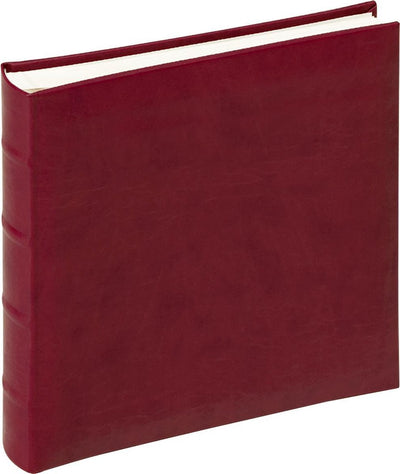 Walther fa-371-r classic - album classique - format 26 x 25 cm - 60 pages blanches - rouge vin