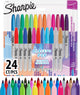 Marqueurs permanents Sharpie | point fin | électropop et diverses couleurs | 24 pièces