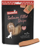 Lanières de filet de saumon au bois de rose pour gros chien - 97 % de saumon - Pack économique 400 g - sans céréales - sans additifs artificiels