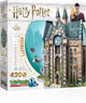 Puzzle 3D Wrebbit - Puzzle 3D Harry Potter Tour de l'Horloge de Poudlard 420 pièces.