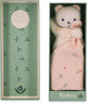 Kaloo - carre douceur - doudou - ours - rose