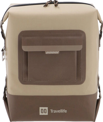 Sac à dos réfrigérant Travellife freja 20l beige - Tissu anti-UV et imperméable - reste au frais pendant 6 heures - pliable de manière compacte