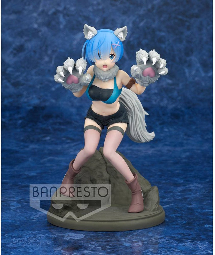 Banpresto re:zero - commencer la vie dans un autre monde - figurine espresto est monster motions rem 22 cm