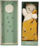 Kaloo - carre douceur - doudou - chat - jaune