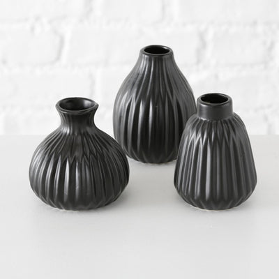 Boltze home vase esko h12cm noir