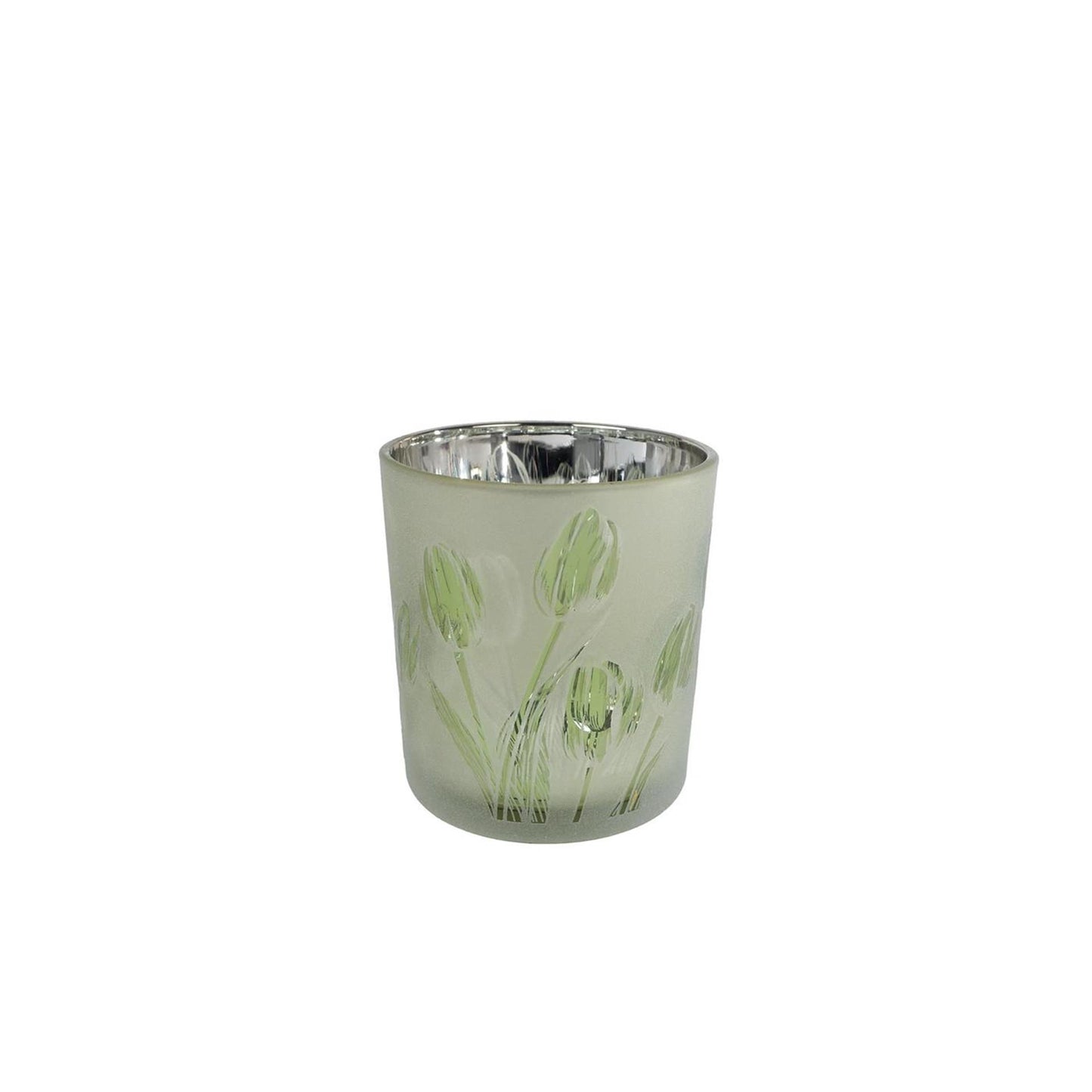 Photophore tulipe cul couleur verre