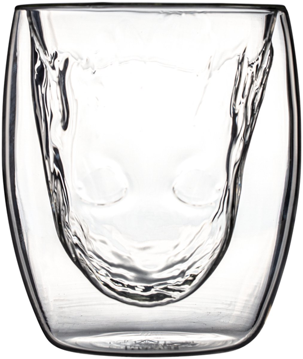 Pyramide merveille internationale - grande tasse en verre 3D de collection