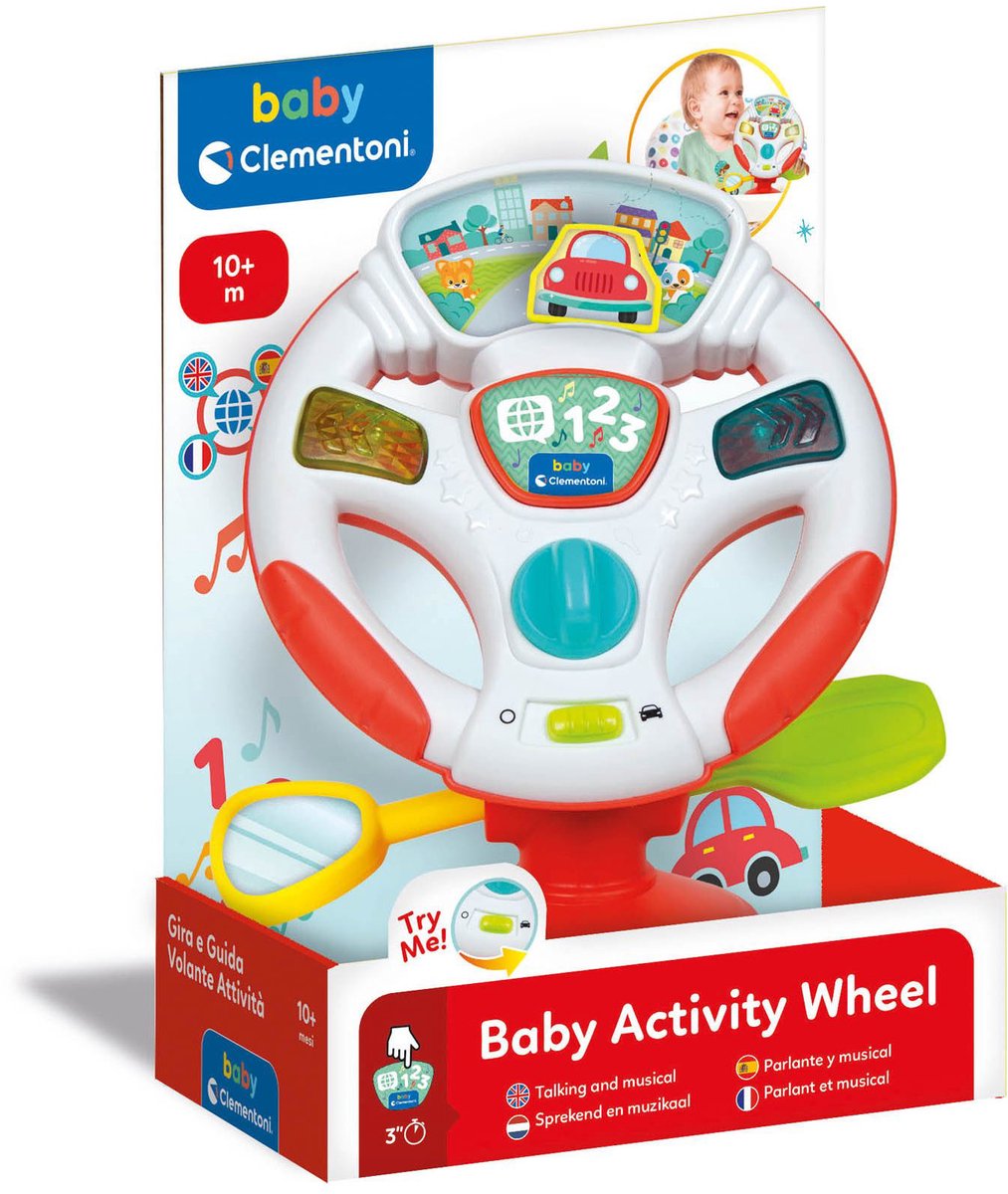 Clementoni Baby Agitivities Direction avec une tasse