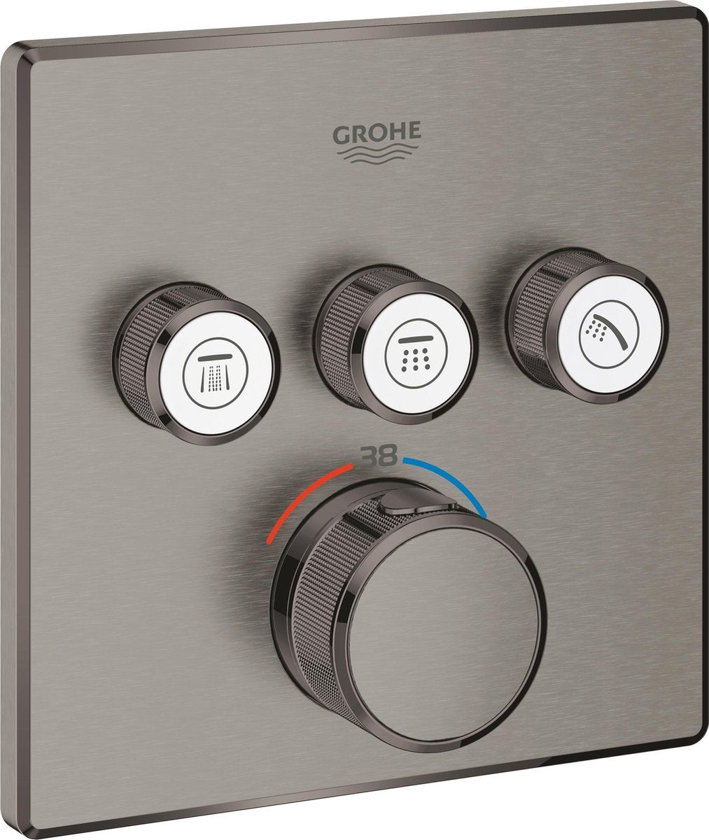Grohe thermostat de douche grohtherm smartcontrol - graphite dur - 29126al0