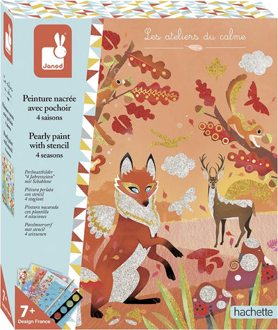 Janod - studio - Coffret peinture nacre 4 saisons