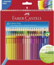 Crayons de couleur Faber-castell - grip couleur - 48 pièces - fc-112449