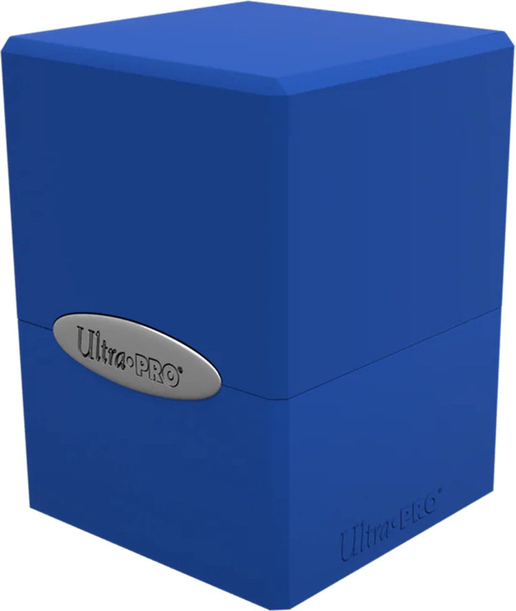 Ultrapro ultra pro - deck box satin cube - bleu pacifique