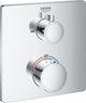 Robinet de douche thermostatique à encastrer Grohe Grohtherm - inverseur de bain-douche - chrome