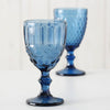 Verre à vin Boltze home bleu h17cm boîte de 6 pcs