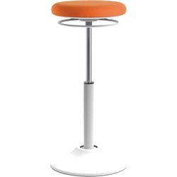 Tabouret assis-debout orange